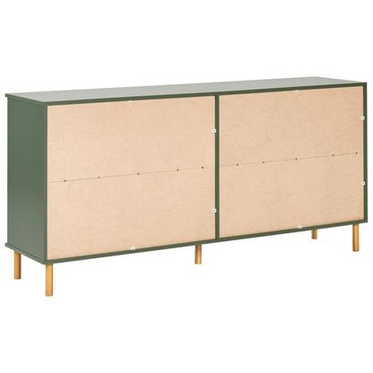 Kommode Walpole 6 Skuffer 158 cm Grøn