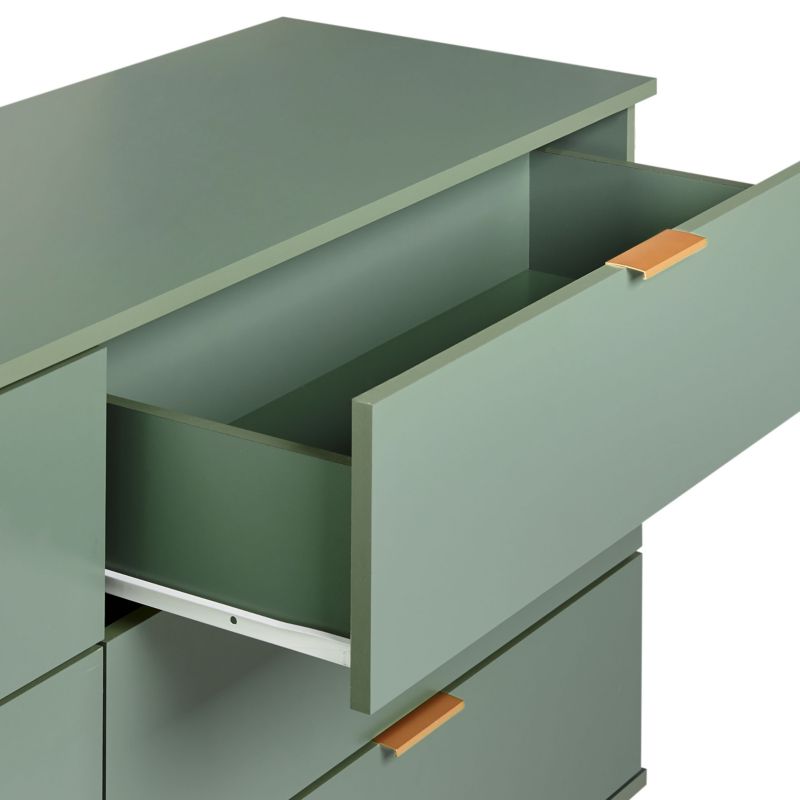 Kommode Walpole 6 Skuffer 158 cm Grøn