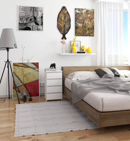 Akord CL4 kommode hvid 40 cm med 4 skuffer, mat hvid, 40x35x74 cm, 1 stk.