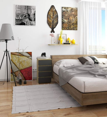 Kommode Akord CL4 Eg Artisan 40 cm 4 skuffer mat grafitgrå 40x35x74 cm 1 stk.