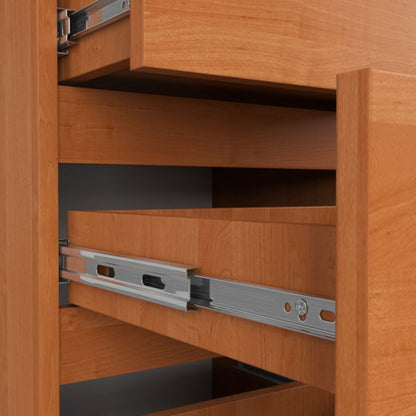 Kommode Akord CL4 Olieret Birk 40 cm 4 skuffer mat birk 40x35x74 cm 1 stk.