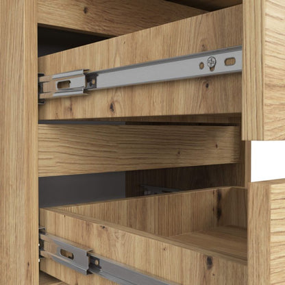 Komoda Akord CL6 40 cm 6 skuffer Egetræ Artisan Mat