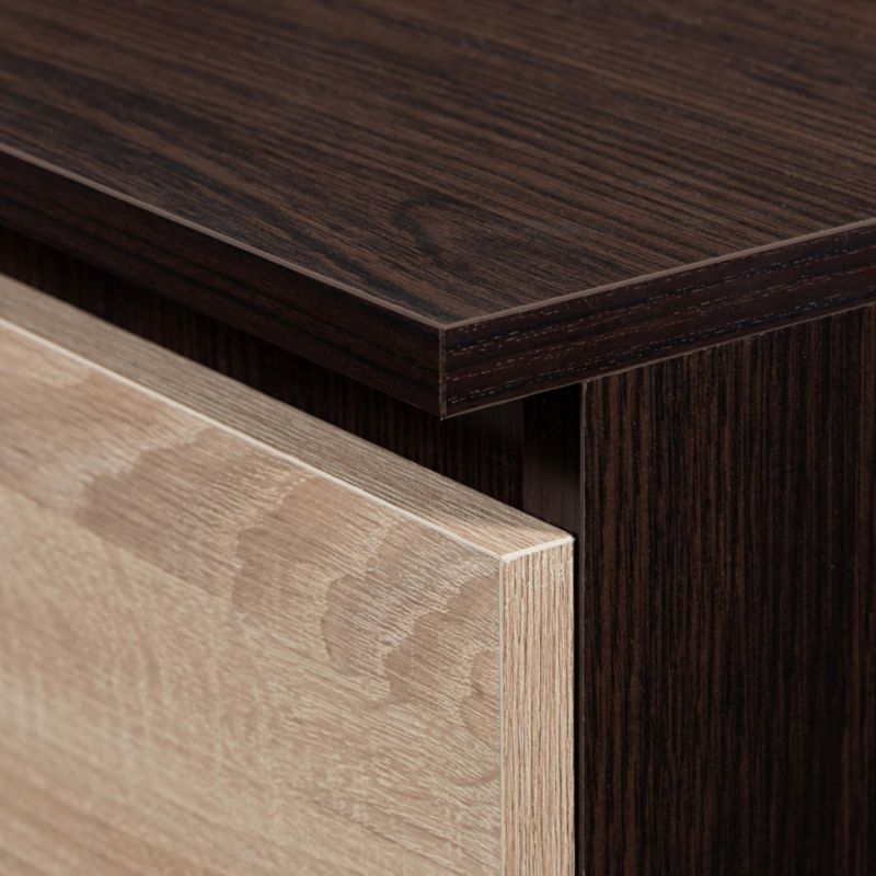 Komoda K140 138 cm 2 Døre 4 Skuffer Eg Sonoma Mat