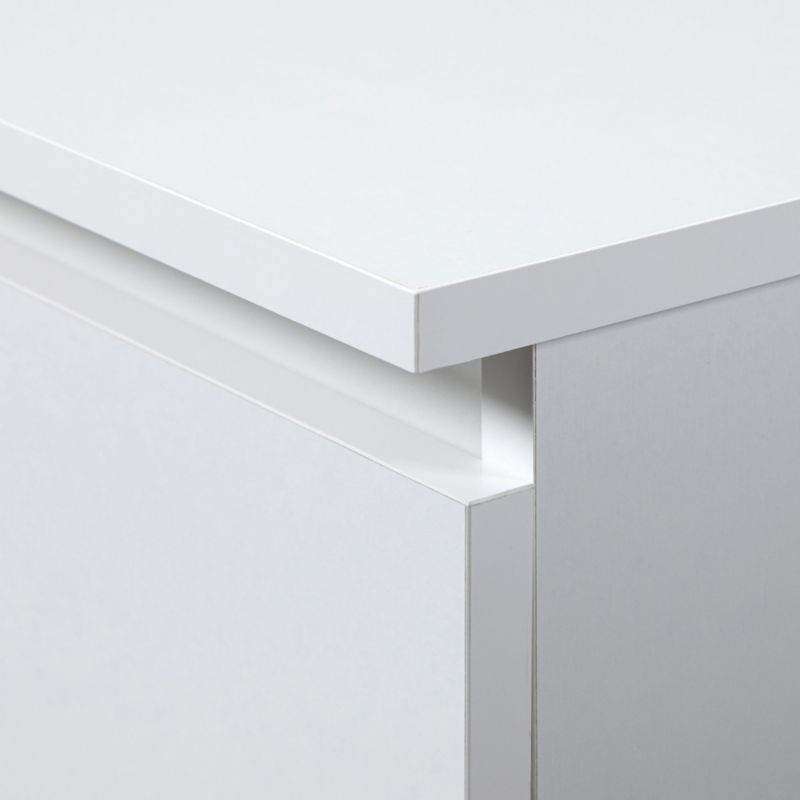 Kommode K60 60 cm Hvid Mat 3 Skuffer