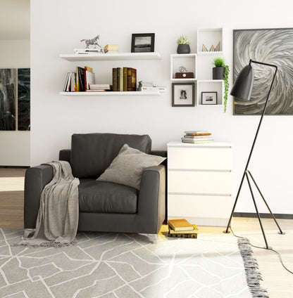 Akord K60 kommode hvid 60 cm 3 skuffer mat hvid 60x40x77 cm 1 stk.