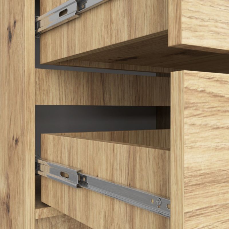 Kommode Akord K60 Eg Artisan 60 cm 4 skuffer farve Eg Artisan mat 60x40x99 cm 1 stk.