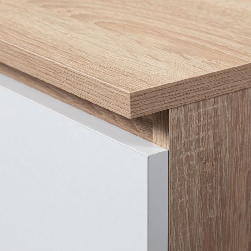 Komoda K60 60 cm 3 Skuffer Hvid Mat 60x40x77 cm