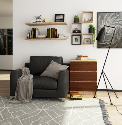 Kommode Akord K60 Eg Sonoma 60 cm 3 skuffer mat wenge farve 60x40x77 cm 1 stk.