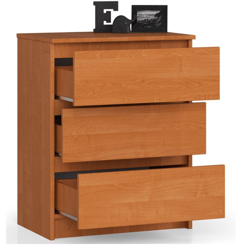 Kommode Akord K60 Olier 60 cm 3 skuffer mat olieret 60x40x77 cm 1 stk.