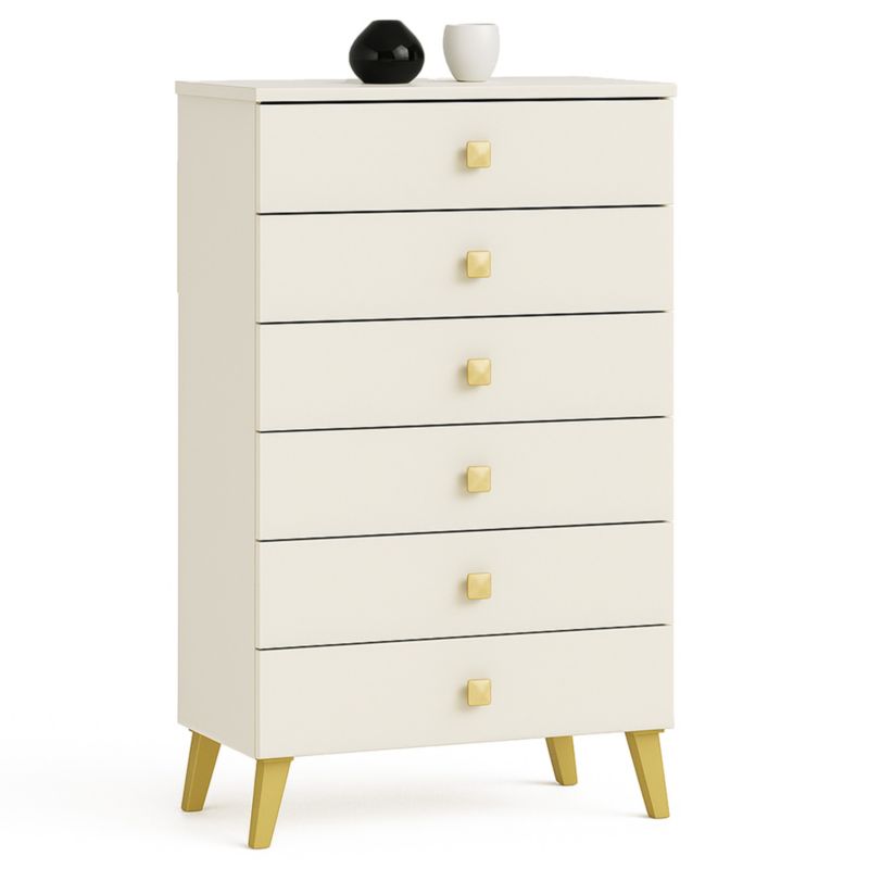 Komoda Mobi 60 cm 6 Skuffer Kaszmir Mat