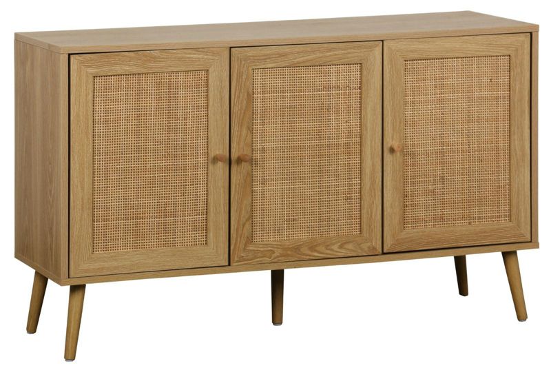 Komoda Ballo 115 cm Naturlig Brun Rattan