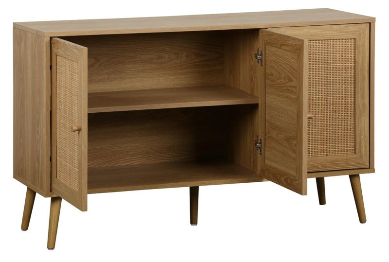 Komoda Ballo 115 cm Naturlig Brun Rattan