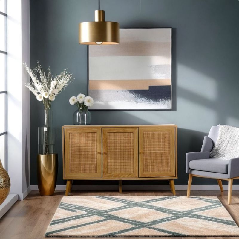 Komoda Ballo 115 cm Naturlig Brun Rattan