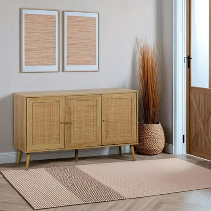 Komoda Ballo 115 cm Naturlig Brun Rattan