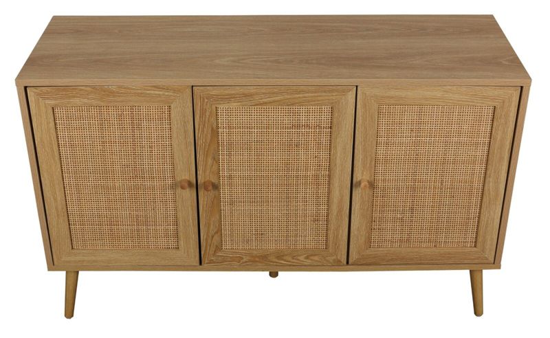 Komoda Ballo 115 cm Naturlig Brun Rattan