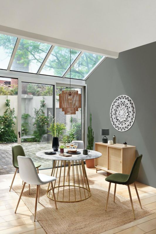 Komoda Rayo 100 cm Rattanfront Guldben Boho