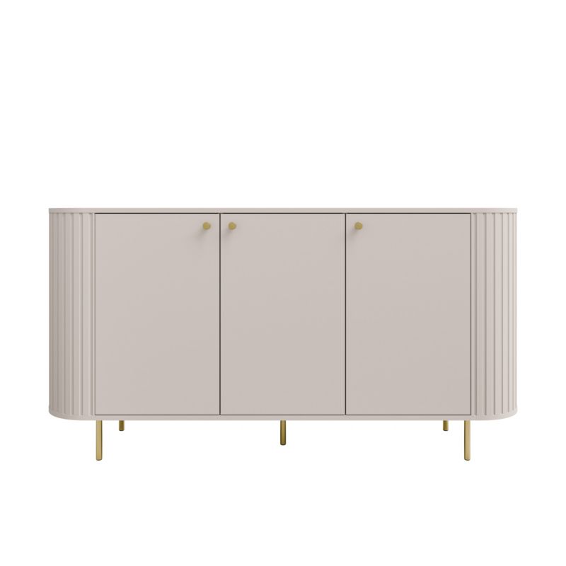 Komoda Flana 830 3F 1646x423x854 mm Beige