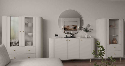 Komoda Flana 830 3F 1646x423x854 mm Beige