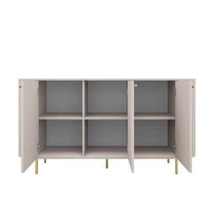 Komoda Flana 830 3F 1646x423x854 mm Beige