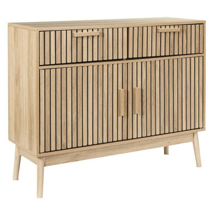 Komode Klaus 100 cm med Skuffer og Skabe Natur