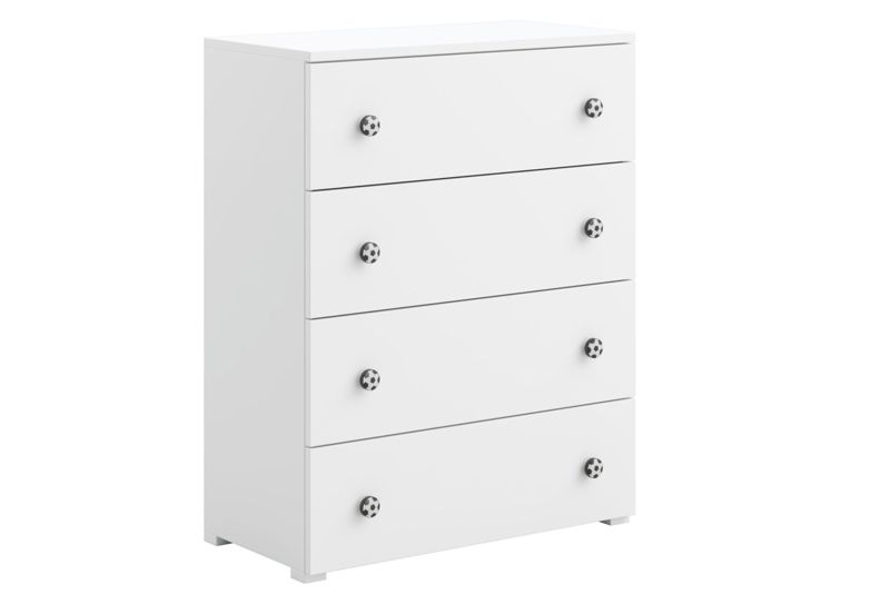 Børnekommode Kobi Emily, fodboldmotiv, 1 stk.