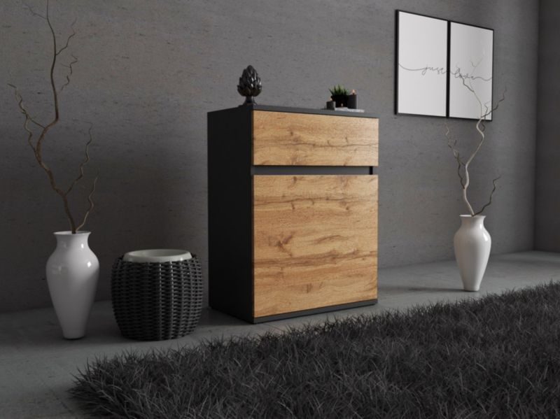 Komoda Kimi 60 cm Sort Mat Eg Wotan