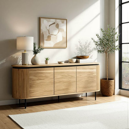 Komoda BECK 160 cm Eg Rillet