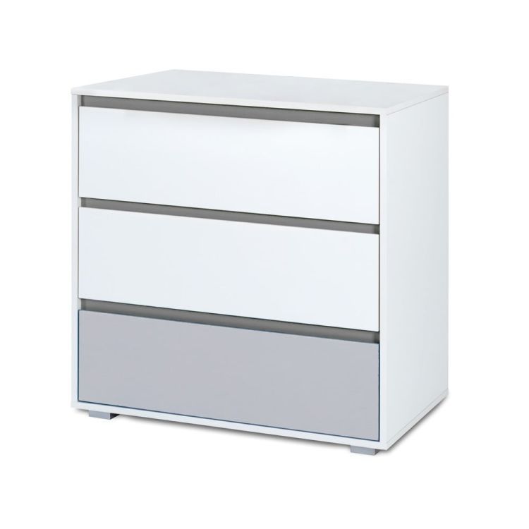 Komode Dalia 80 cm Hvid/Grå