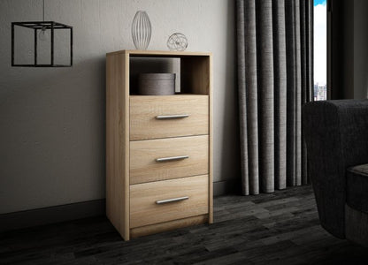 Komoda Matkam 3SO 75x40x35 cm Eg Sonoma