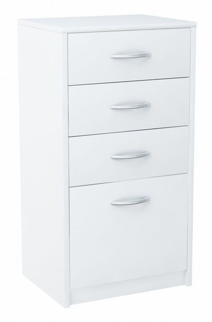 Komoda Matkam 45 cm 4S 4 skuffer Hvid