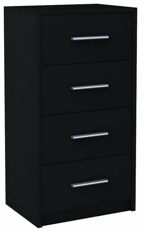 Komoda Bodo 4S 40 cm Sort