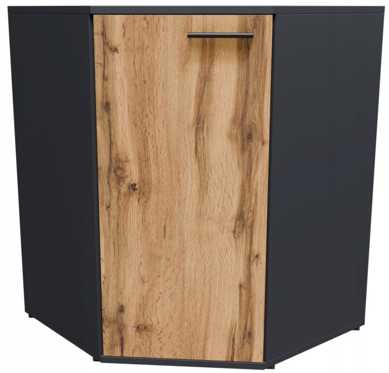 Hjørnekommode CR3-KD5 58x74x34 cm Grafit-Wotan