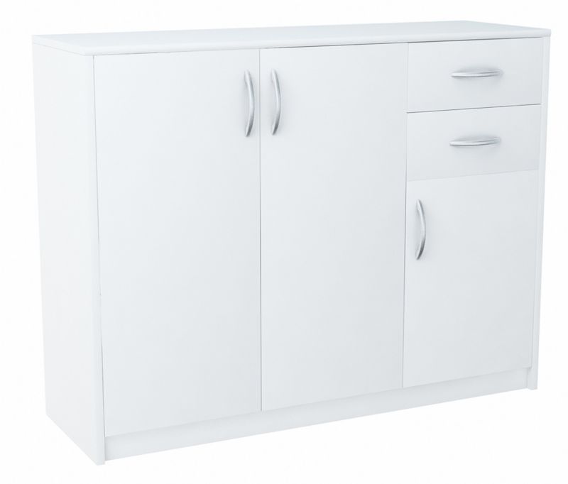 Komoda Matkam 110 cm 3d2s Hvid