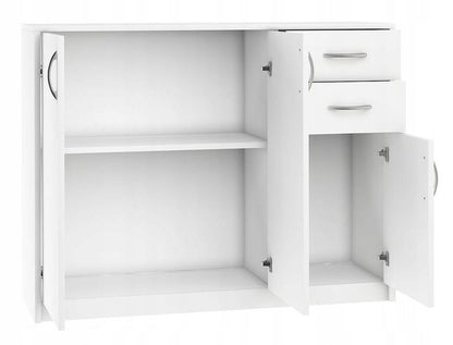 Komoda Matkam 110 cm 3d2s Hvid