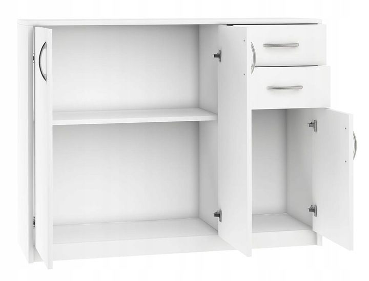 Komoda Matkam 110 cm 3d2s Hvid