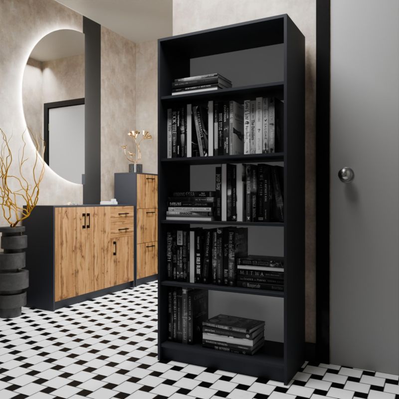 Kommode 3D2S 110 cm Grafit-Wotan
