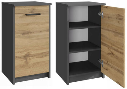 Komode Skab Bodo 1D 40 cm Antracit-Eg