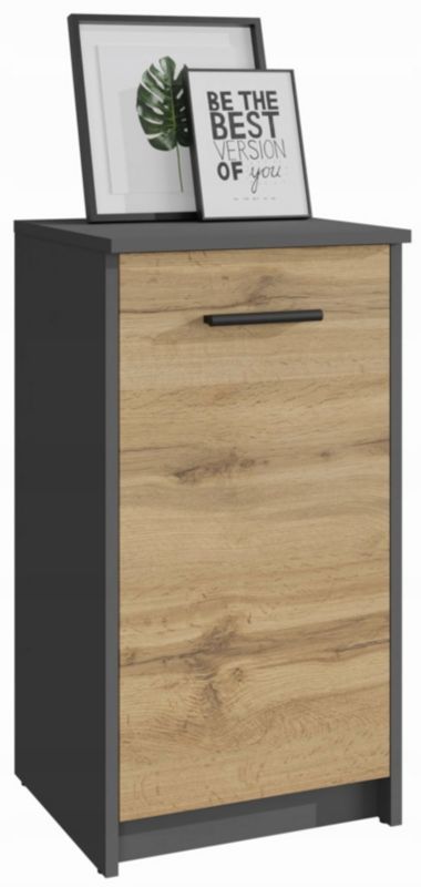 Komode Skab Bodo 1D 40 cm Antracit-Eg
