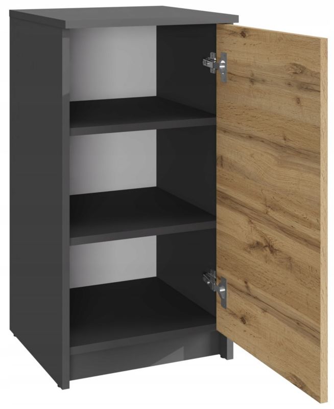 Komode Skab Bodo 1D 40 cm Antracit-Eg