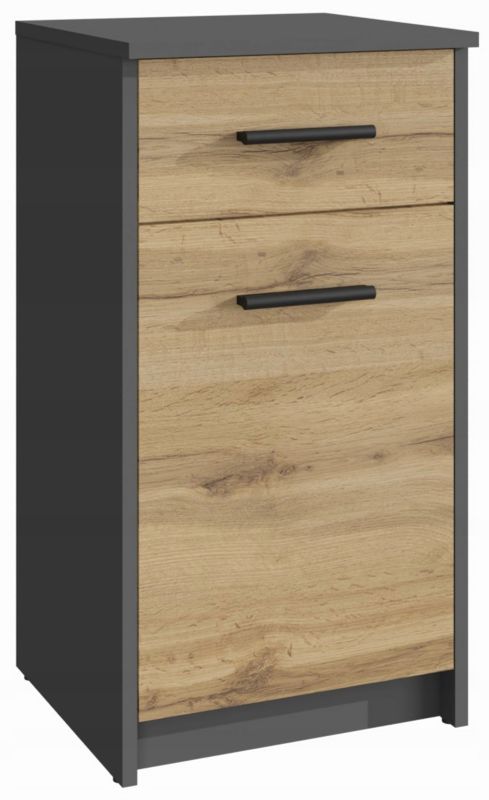 Kommode Bodo 1D1S 75x40x35 cm Antracit-Wotan