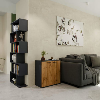 Komoda Matkam CR3-KD1 69x73,5x34 cm Grafit-Wotan
