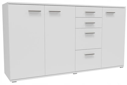 Komoda CR3-KD4 137,8 cm Hvid 4 Skuffer