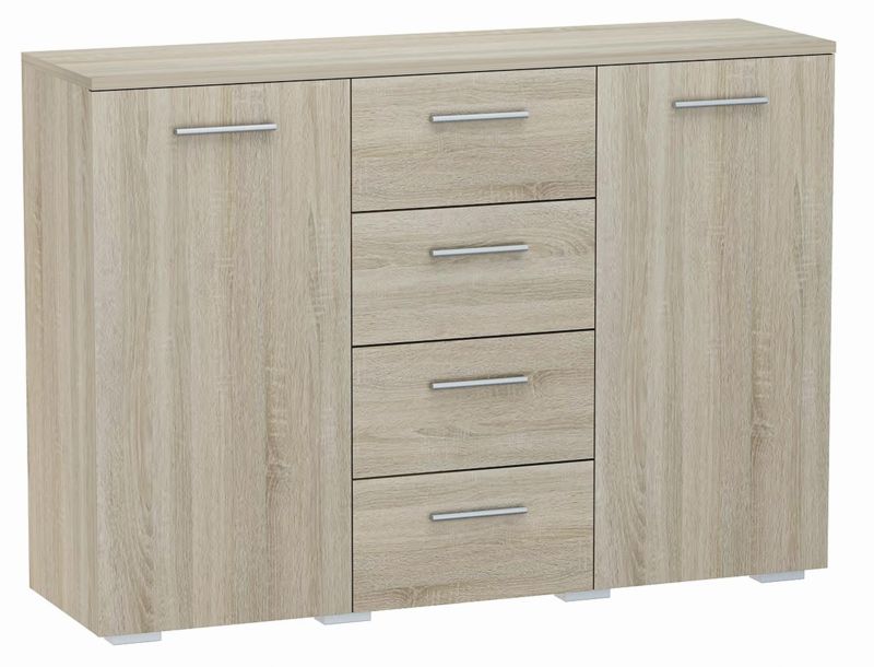 Kommode Helena 120 cm Egetræ Sonoma