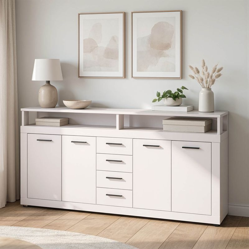 Komoda Blago 190 cm Kaszmir med 4 Skuffer