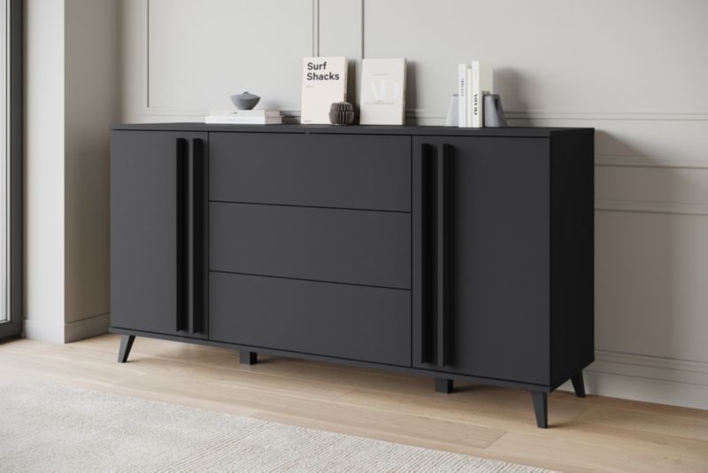 Komoda HURON 150 cm Sort 1 stk