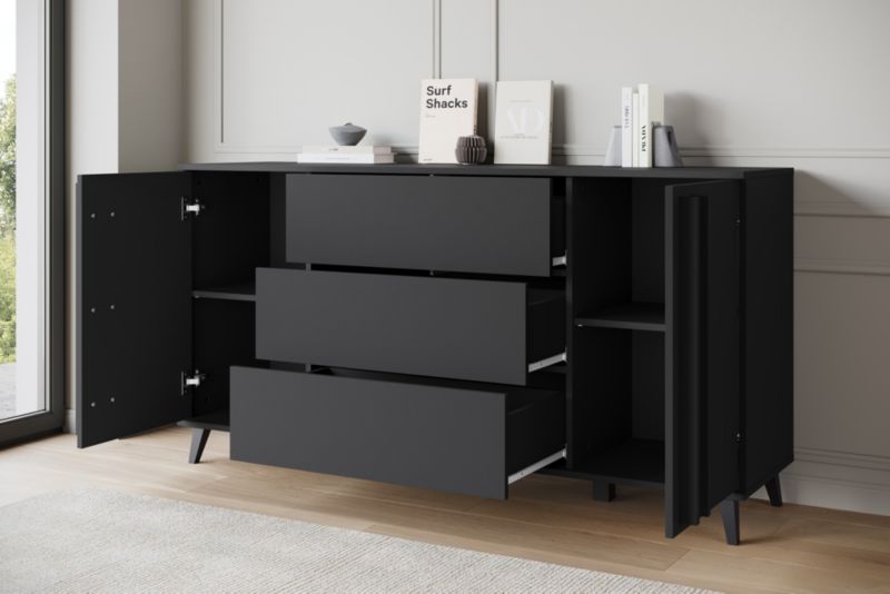 Komoda HURON 150 cm Sort 1 stk