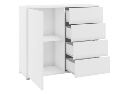 Kommode Gesita 100x41x93 cm Hvid Mat