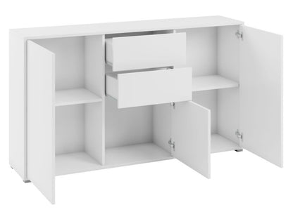 Kommode Gesita 24 Skuffer Hvid 141x93x41 cm