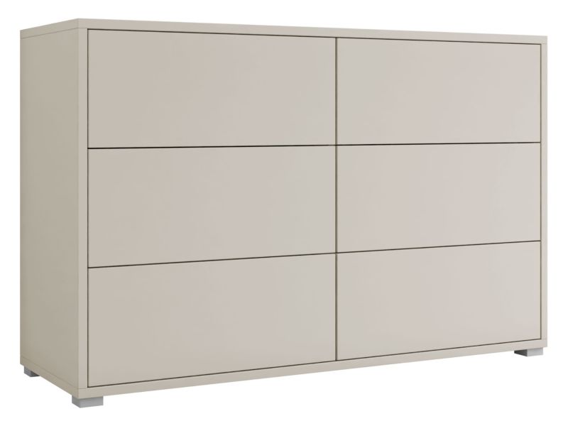 Komoda Gesita K6SZ 120 cm Kaszmir 6 Skuffer