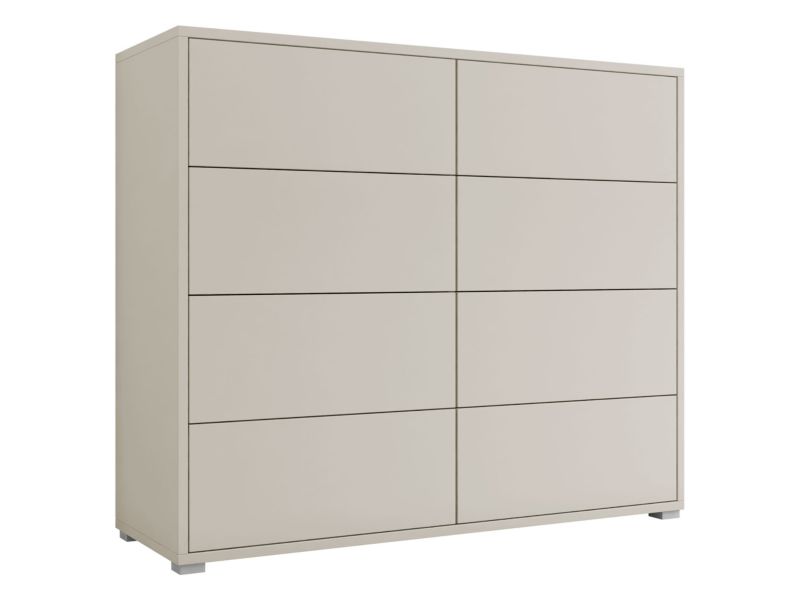 Kommode Gesita K8SZ 120 cm Kaszmir 8 Skuffer